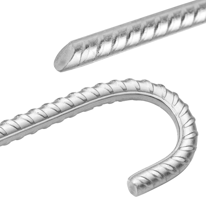 Țăruși De Cort, 24 Buc., 17 Cm, Ø20 Mm, Oțel Galvanizat