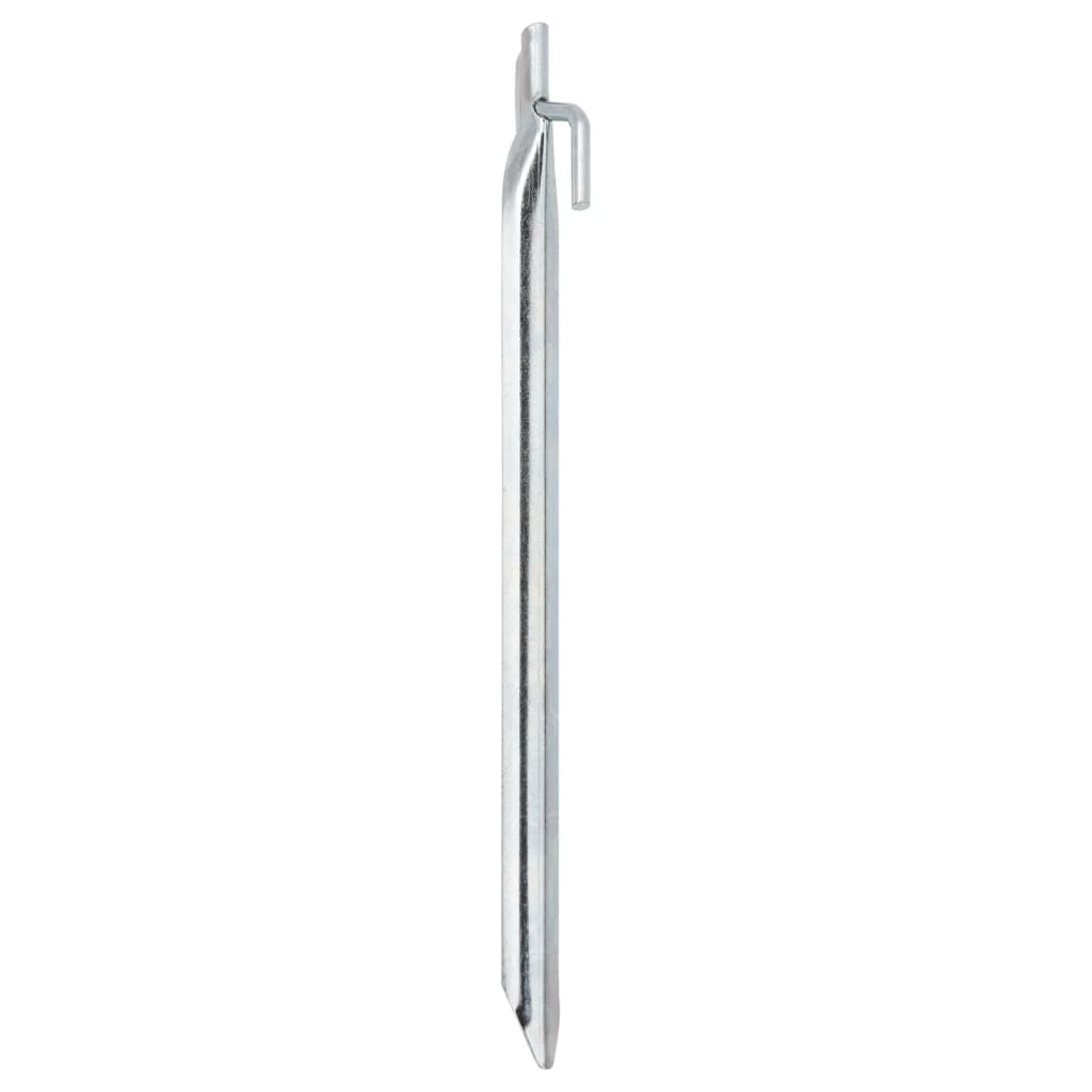 Țăruși De Cort 24 Buc. Formă V 29,5 Cm Ø20 Mm Oțel Galvanizat