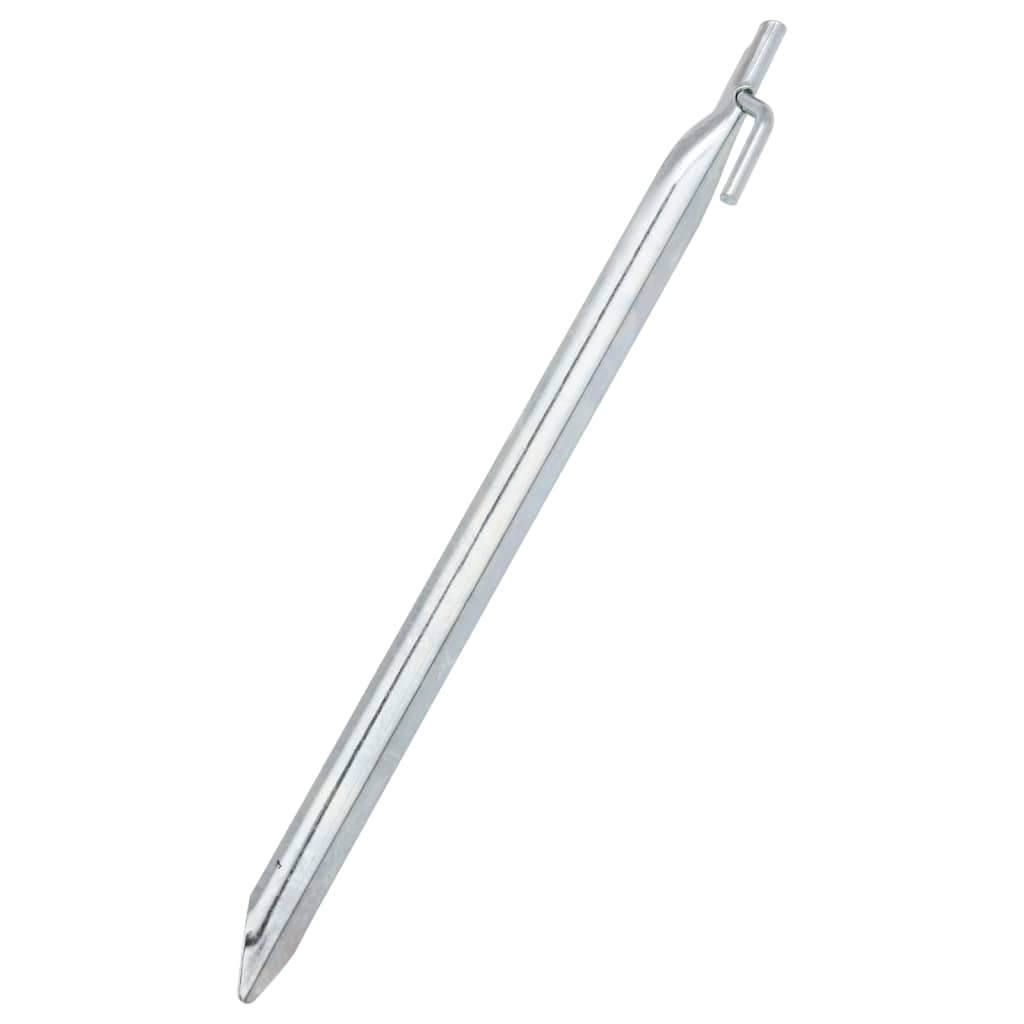 Țăruși De Cort 24 Buc. Formă V 29,5 Cm Ø20 Mm Oțel Galvanizat