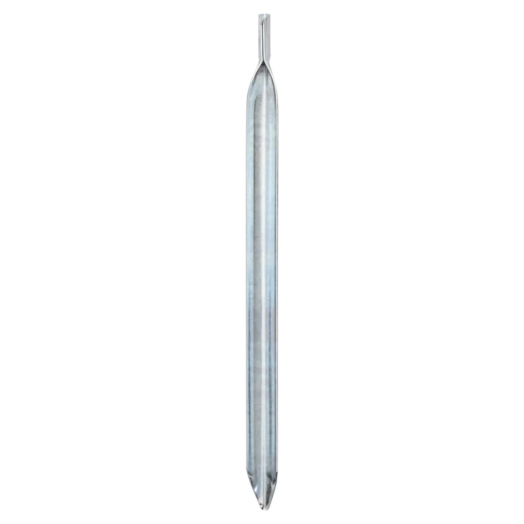 Țăruși De Cort 24 Buc. Formă V 29,5 Cm Ø20 Mm Oțel Galvanizat