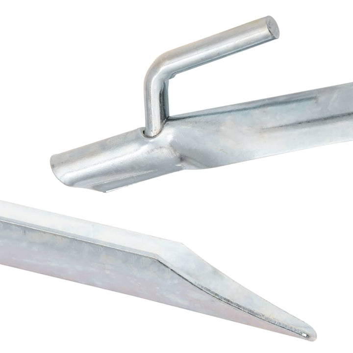 Țăruși De Cort 24 Buc. Formă V 29,5 Cm Ø20 Mm Oțel Galvanizat