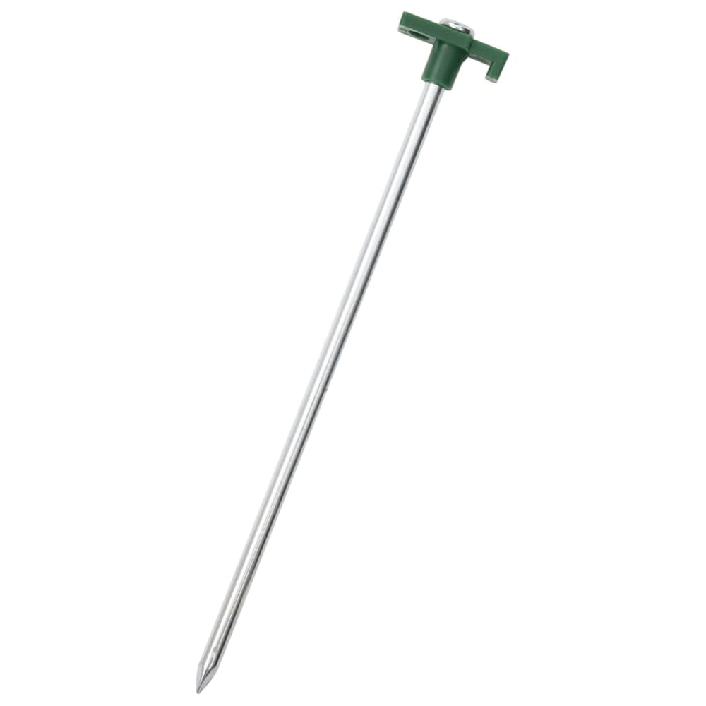 Țăruși De Cort, 12 Buc., 25 Cm, 7 Mm, Oțel Galvanizat Și Pp