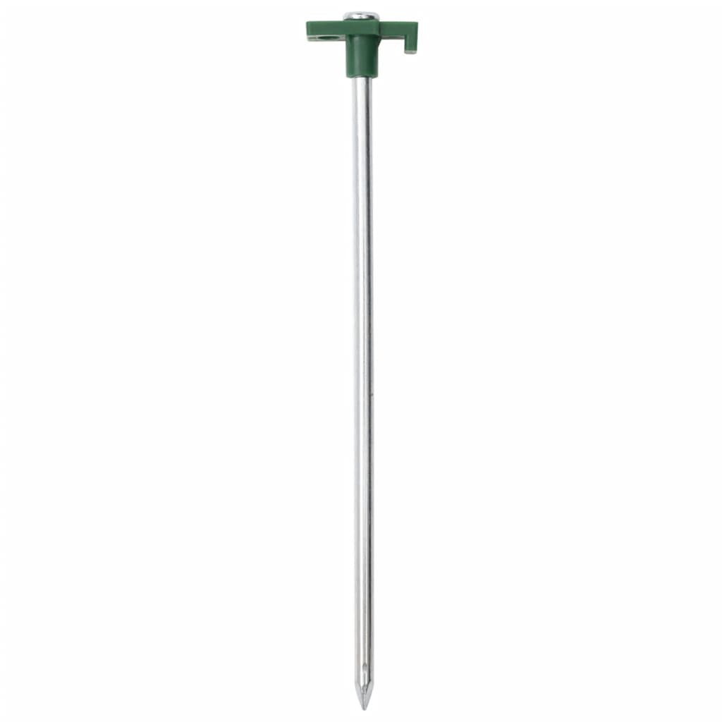 Țăruși De Cort, 12 Buc., 25 Cm, 7 Mm, Oțel Galvanizat Și Pp