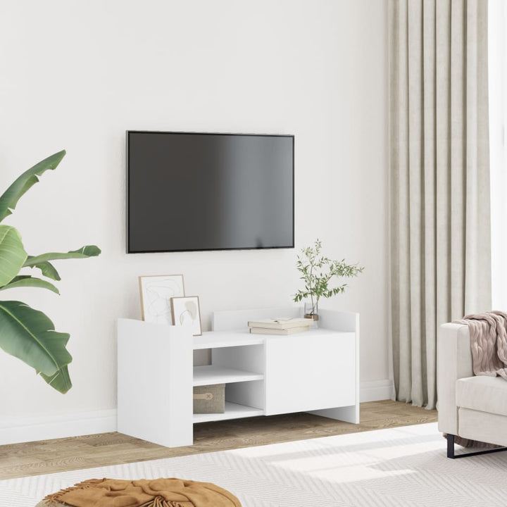 Comodă Tv, Gri Sonoma, 100X35X40 Cm, Lemn Prelucrat