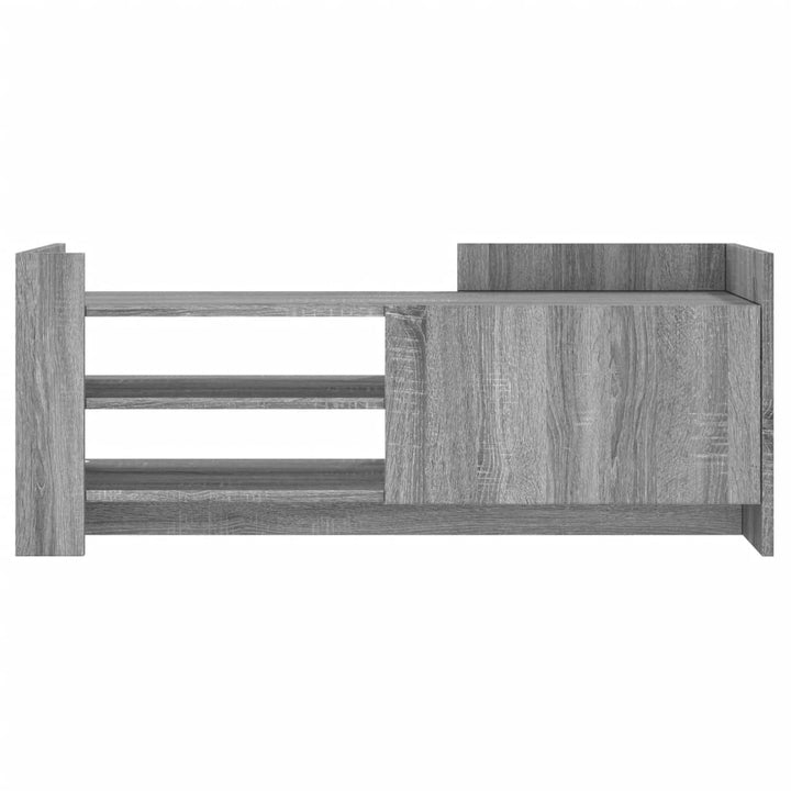 Comodă Tv, Gri Sonoma, 100X35X40 Cm, Lemn Prelucrat