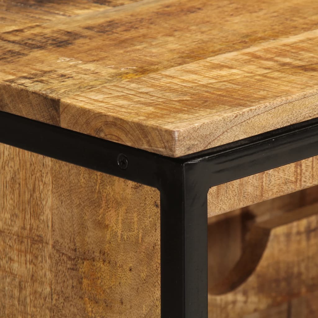 Suport De Vin Pentru 9 Sticle, , Lemn Masiv Mango