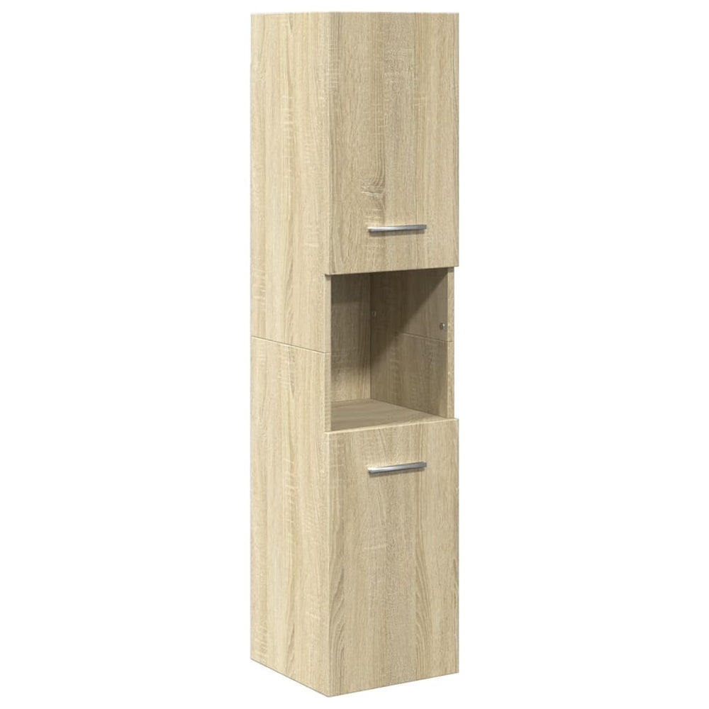 Dulap De Baie, , 30X30X130 Cm, Lemn Prelucrat