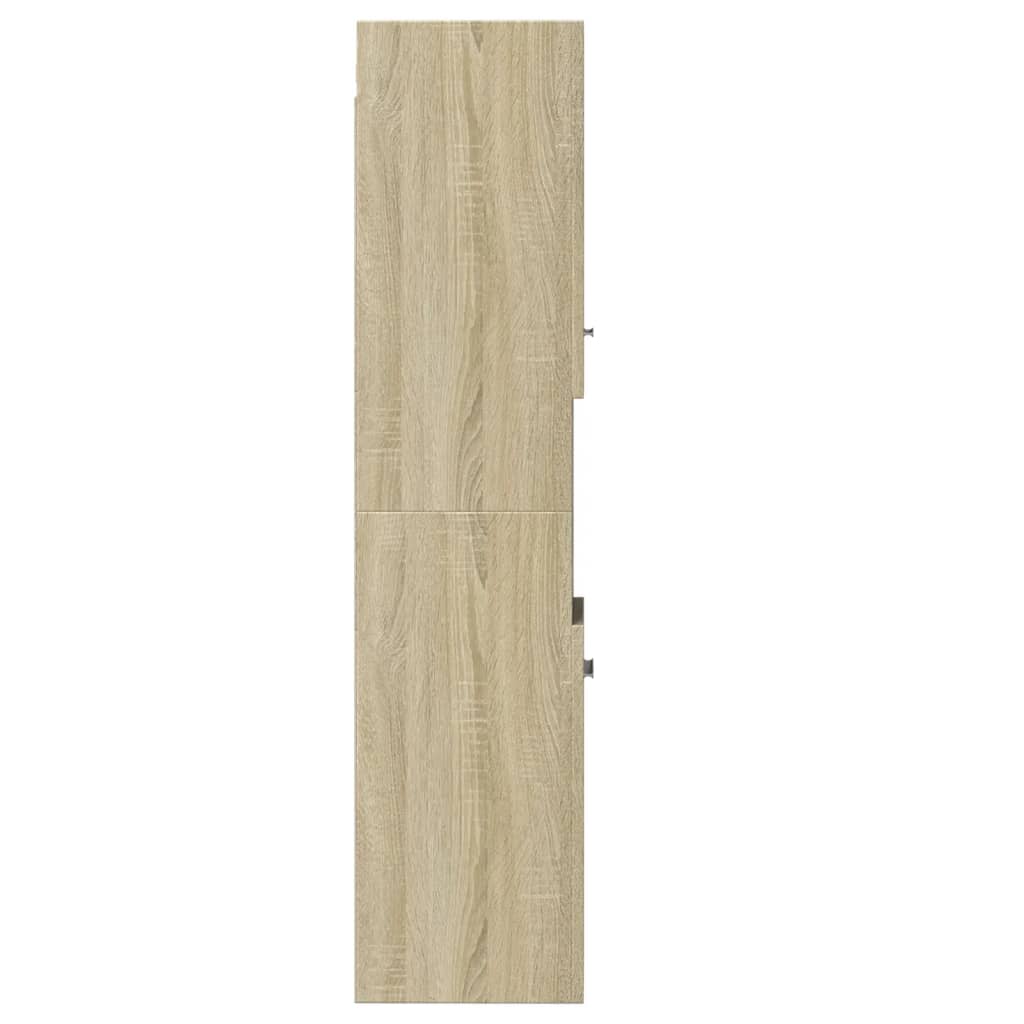Dulap De Baie, , 30X30X130 Cm, Lemn Prelucrat