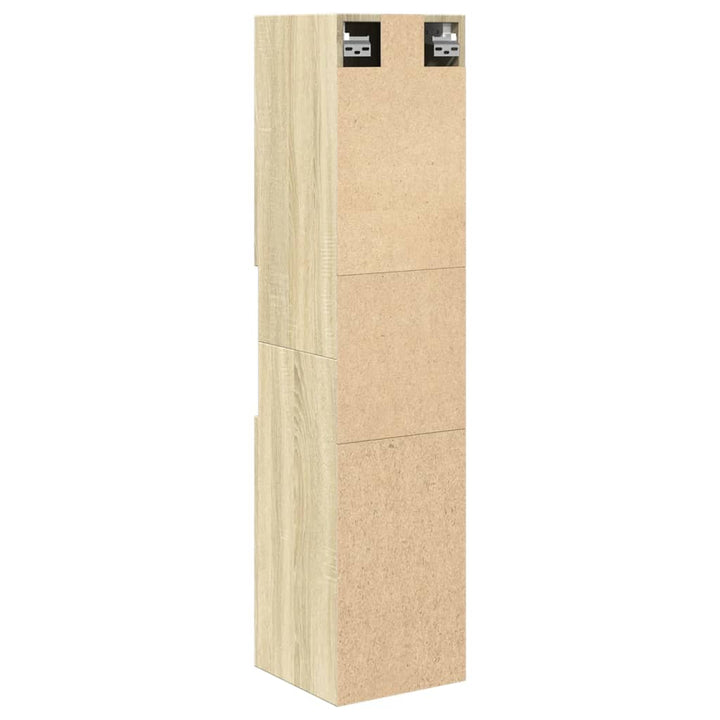 Dulap De Baie, , 30X30X130 Cm, Lemn Prelucrat
