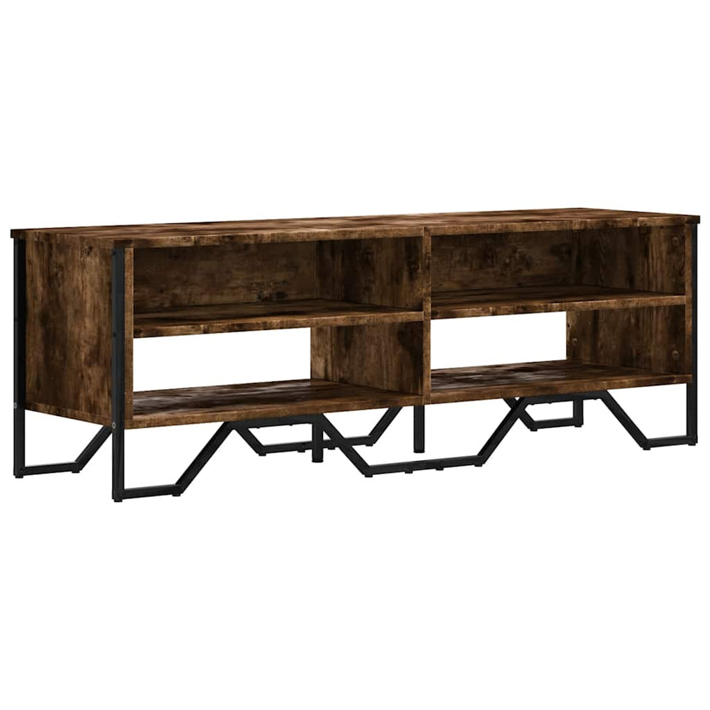 Dulap Tv, Stejar Fumuriu, 122X34X41 Cm, Lemn Prelucrat