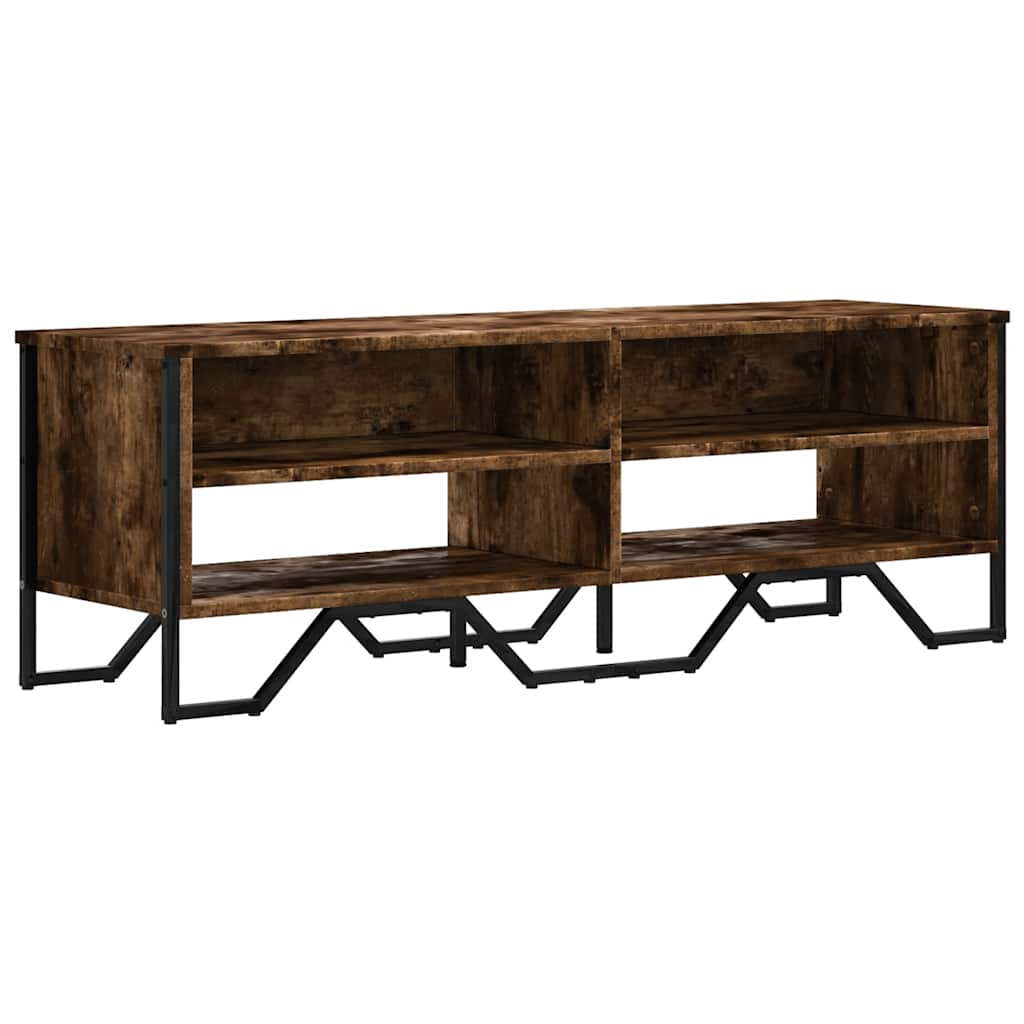 Dulap Tv, Stejar Fumuriu, 122X34X41 Cm, Lemn Prelucrat