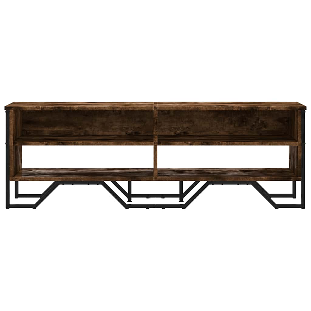 Dulap Tv, Stejar Fumuriu, 122X34X41 Cm, Lemn Prelucrat