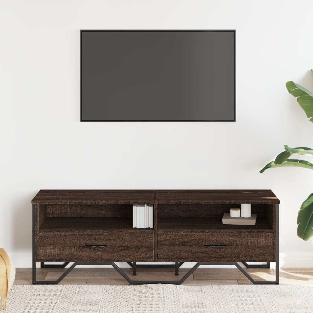 Dulap Tv, Stejar Maro, 122X34X41 Cm, Lemn Prelucrat