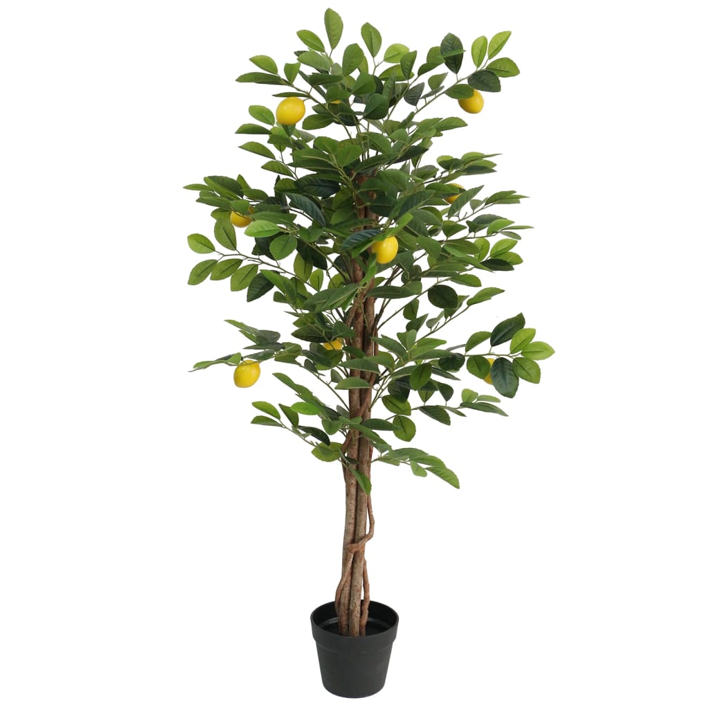Lămâi Artificial Cu 3 Trunchiuri, Verde, , Pp