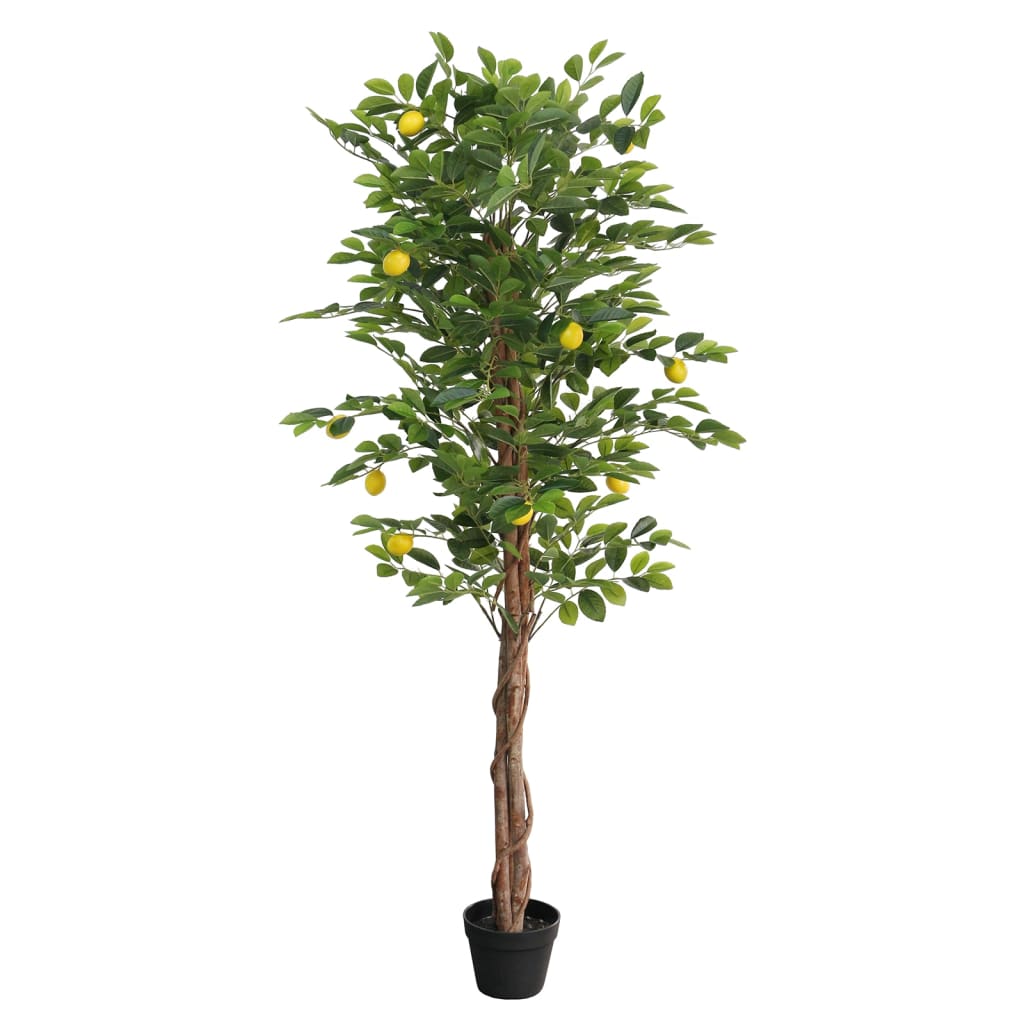 Lămâi Artificial Cu 3 Trunchiuri, Verde, , Pp