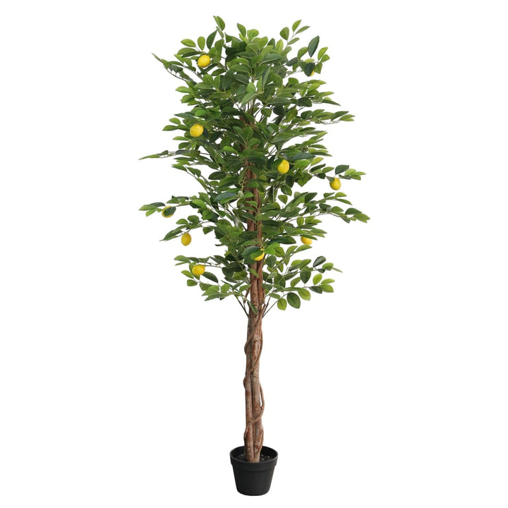 Lămâi Artificial Cu 3 Trunchiuri, Verde, , Pp