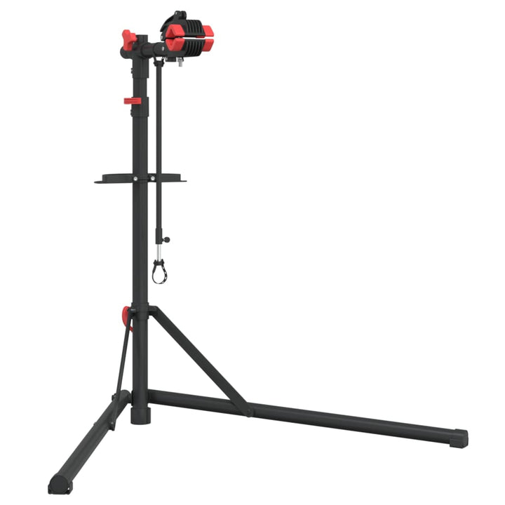 Suport Reparare Biciclete Pliabil Reglabil 92-152 Cm Roșu Oțel