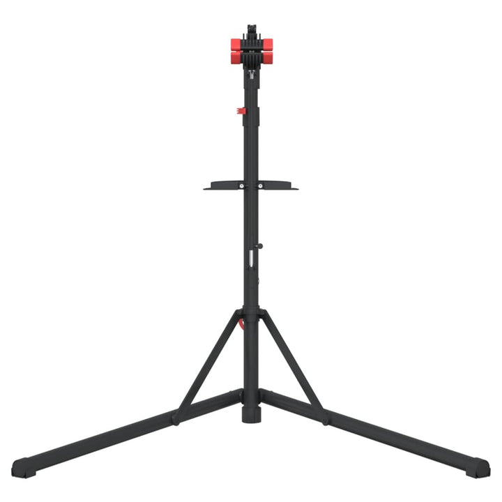 Suport Reparare Biciclete Pliabil Reglabil 92-152 Cm Roșu Oțel