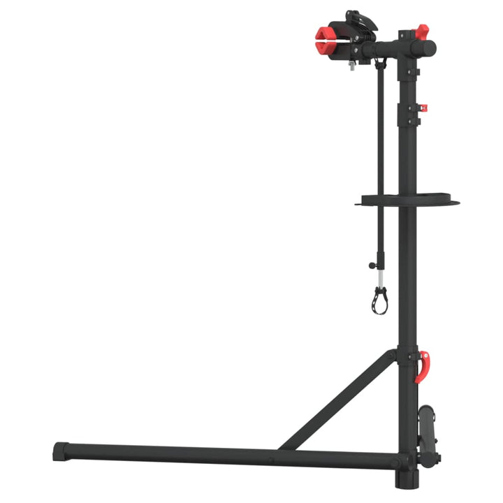 Suport Reparare Biciclete Pliabil Reglabil 92-152 Cm Roșu Oțel
