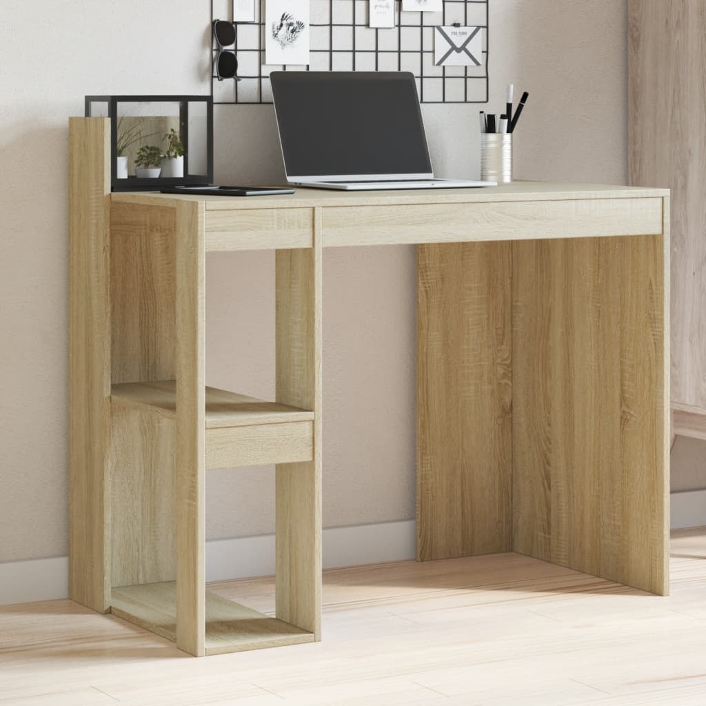 Birou, Stejar Fumuriu, 103,5X56,5X94 Cm, Lemn Prelucrat