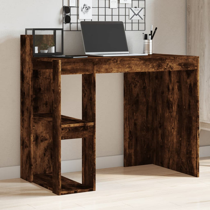 Birou, Stejar Fumuriu, 103,5X56,5X94 Cm, Lemn Prelucrat
