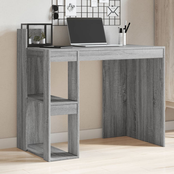 Birou, Stejar Fumuriu, 103,5X56,5X94 Cm, Lemn Prelucrat