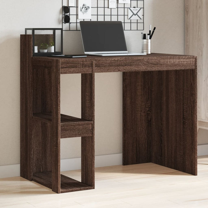 Birou, Stejar Fumuriu, 103,5X56,5X94 Cm, Lemn Prelucrat