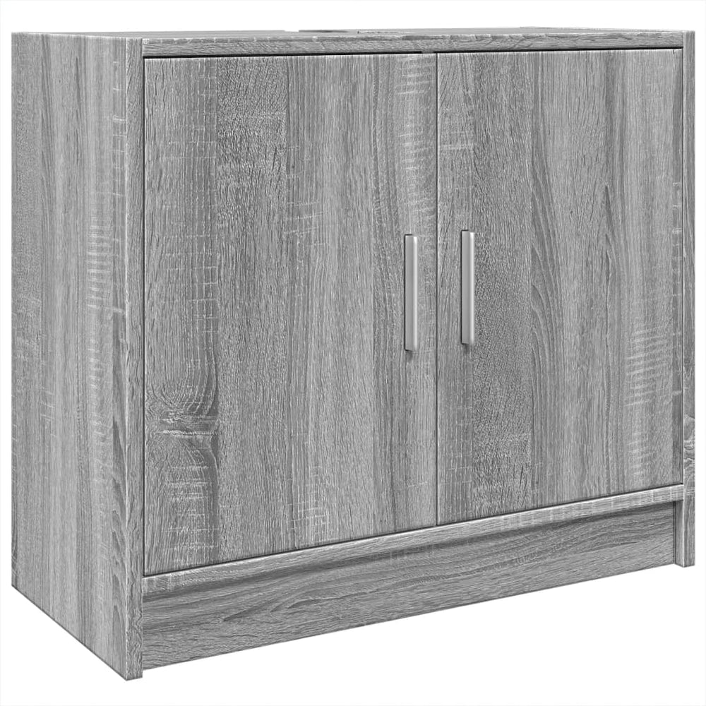 Dulap De Chiuvetă, Gri Sonoma, 63X29X55 Cm, Lemn Prelucrat