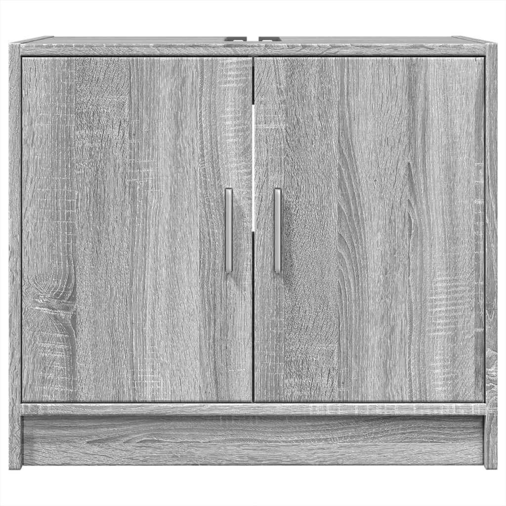 Dulap De Chiuvetă, Gri Sonoma, 63X29X55 Cm, Lemn Prelucrat