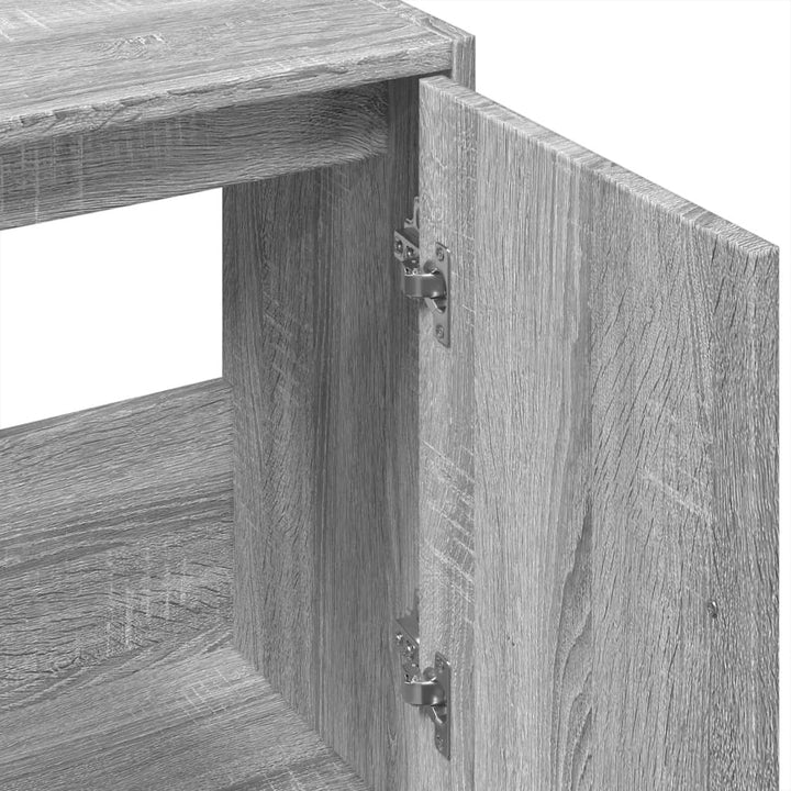 Dulap De Chiuvetă, Gri Sonoma, 63X29X55 Cm, Lemn Prelucrat