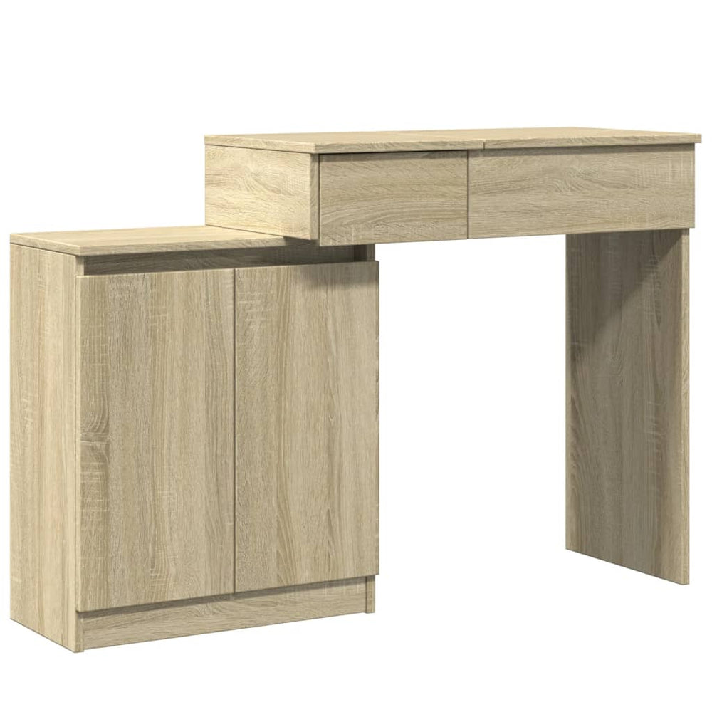 Masă De Toaletă Cu Led, , 115X37X110,5 Cm