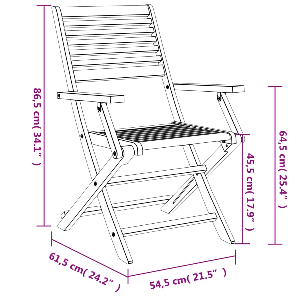 Set Mobilier De Grădină, 5 Piese, Lemn Masiv De Acacia