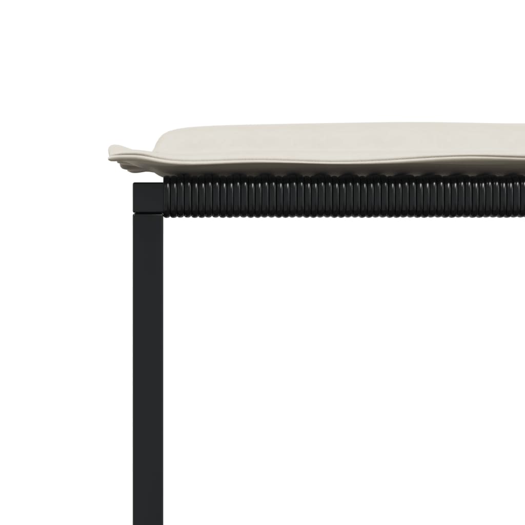 Set Mobilier De Grădină Cu Perne, 9 Piese, Negru, Poliratan