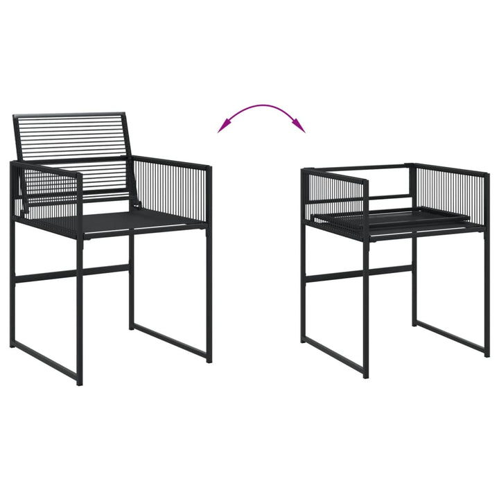 Set Mobilier De Grădină, 9 Piese, Poliratan