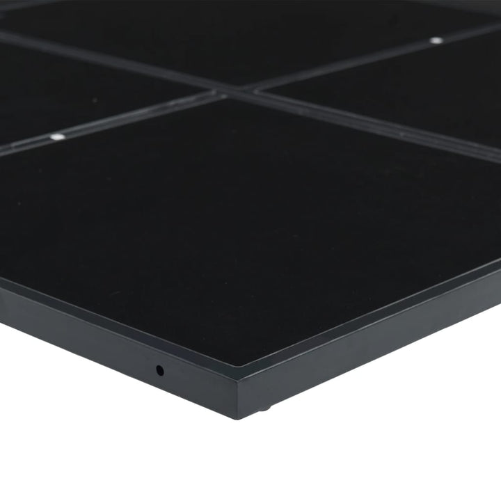 Set Mobilier De Grădină Cu Perne, 15 Piese, Negru, Poliratan