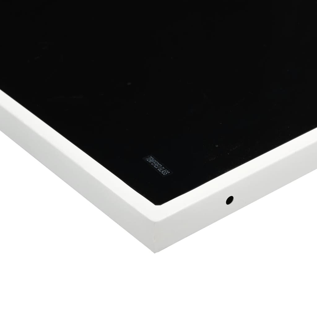 Set Mobilier De Grădină, 13 Piese, Cu Perne, Alb, Textilenă