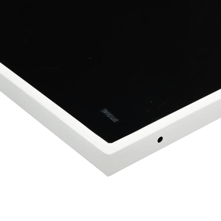 Set Mobilier De Grădină, 13 Piese, Cu Perne, Alb, Textilenă