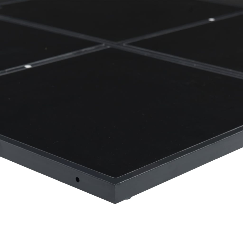 Set Mobilier De Grădină, 9 Piese, Negru, Textilenă