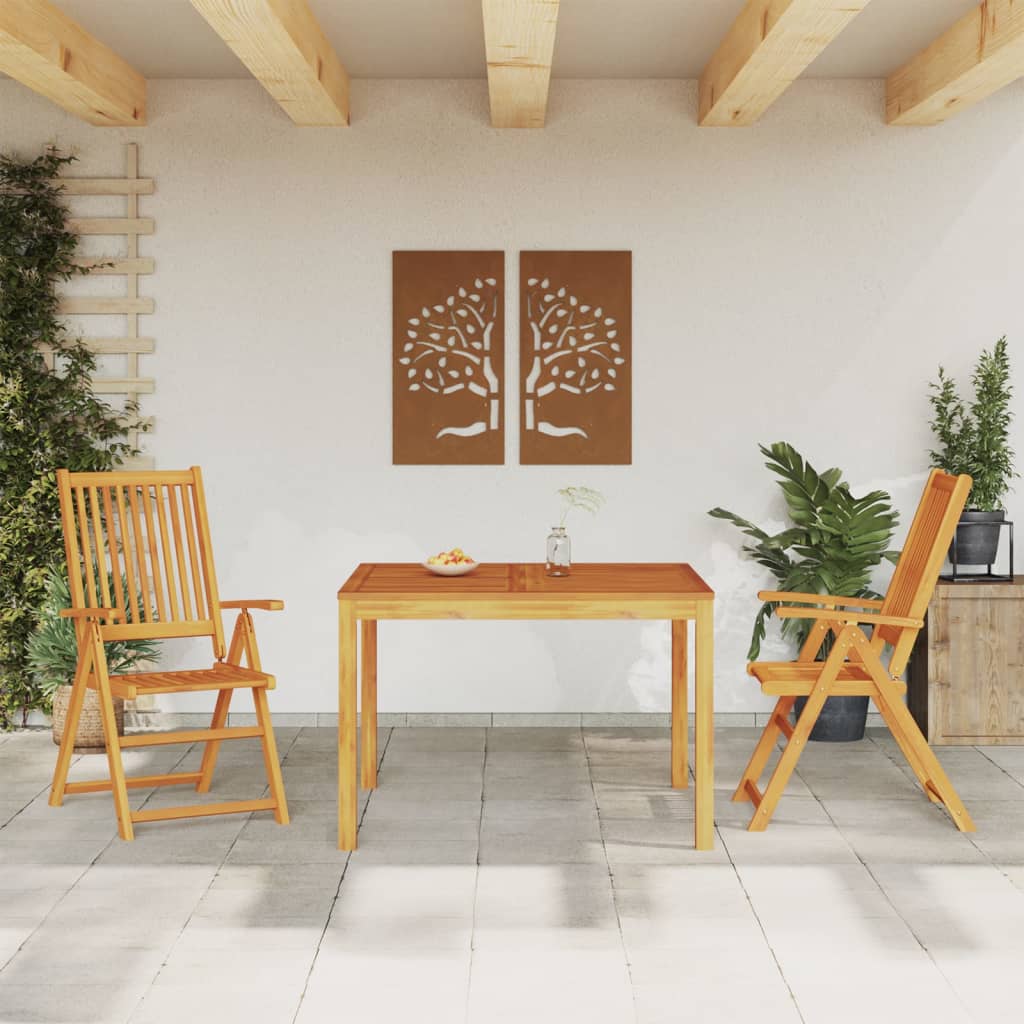 Set Mobilier De Grădină, 7 Piese, Lemn Masiv De Acacia