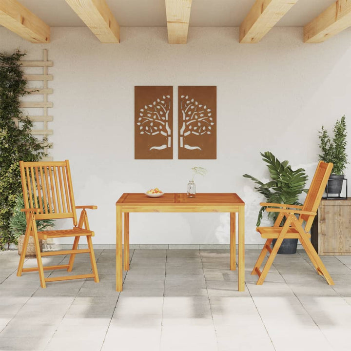 Set Mobilier De Grădină, 7 Piese, Lemn Masiv De Acacia