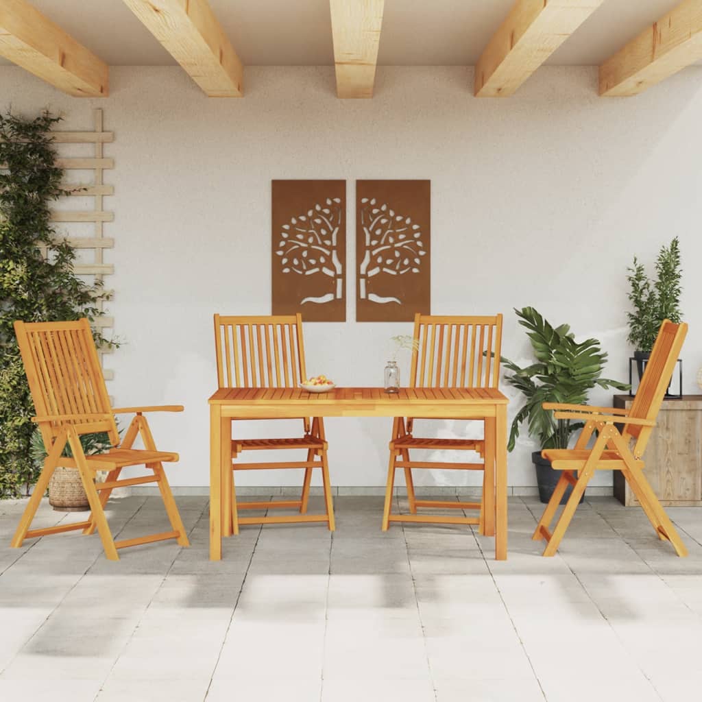 Set Mobilier De Grădină, 7 Piese, Lemn Masiv De Acacia