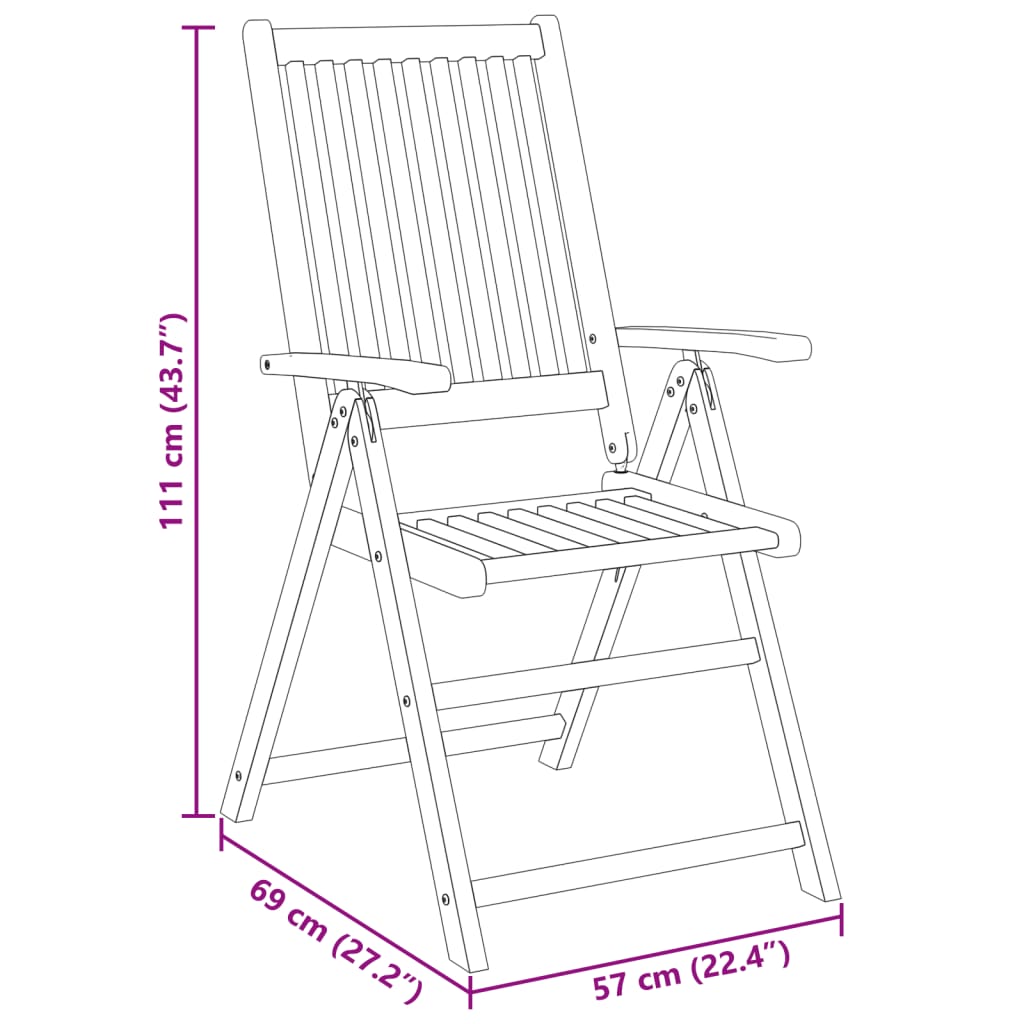 Set Mobilier De Grădină, 7 Piese, Lemn Masiv De Acacia