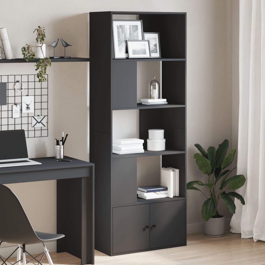 Bibliotecă, , 40X36X189 Cm, Lemn Prelucrat