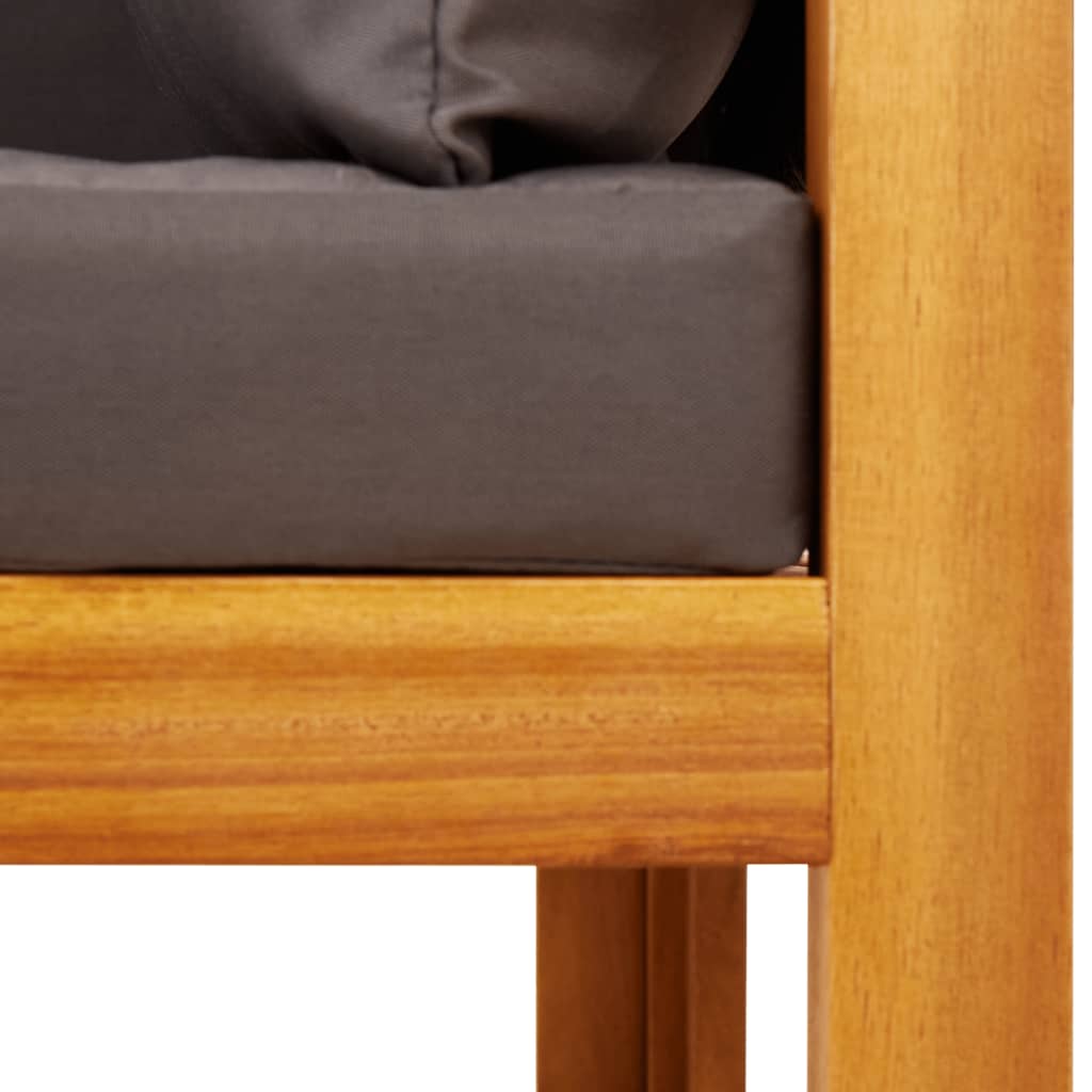 Set Canapele Grădină Cu Perne, 7 Piese, Lemn Masiv Acacia