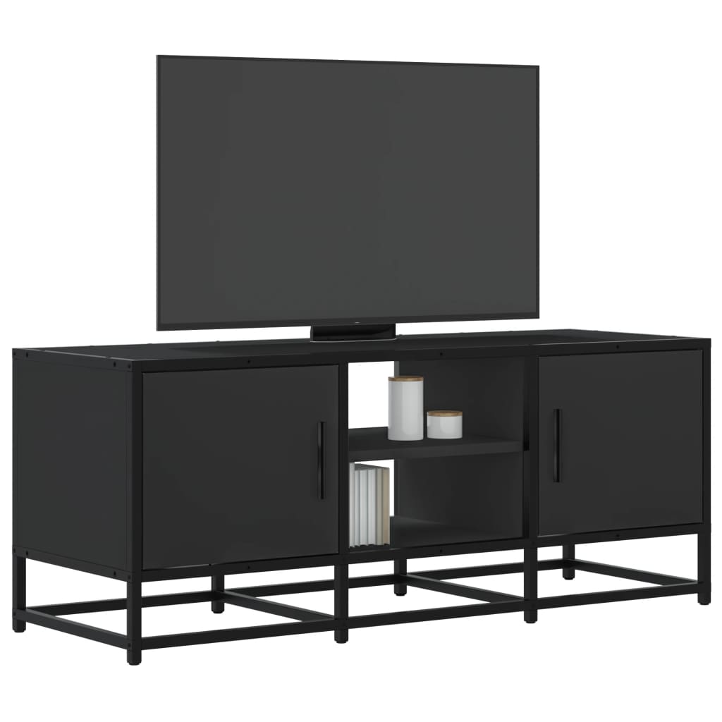 Dulap Tv, Stejar Maro, 160X35X41 Cm, Lemn Prelucrat Și Metal
