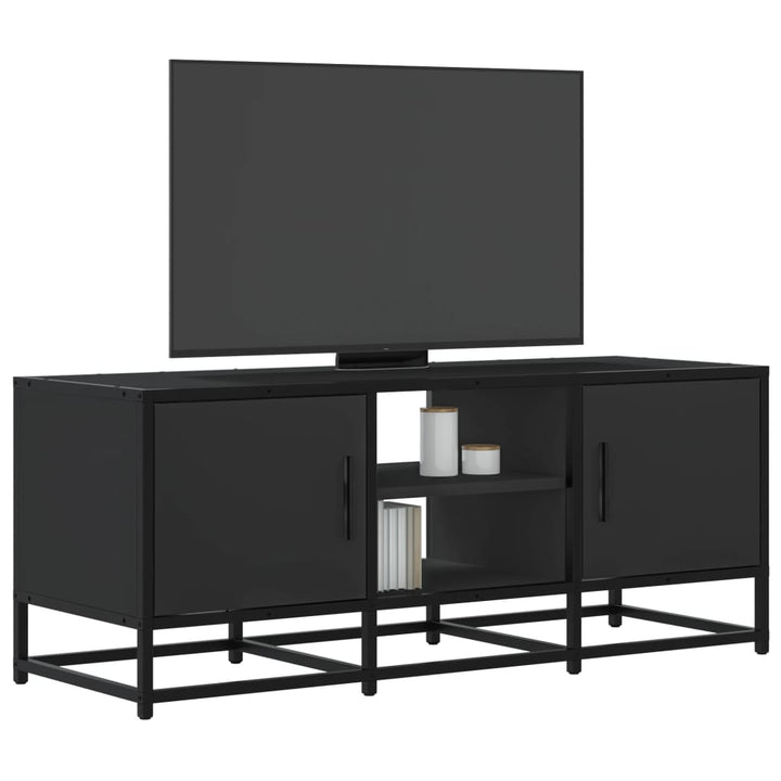 Dulap Tv, Stejar Maro, 160X35X41 Cm, Lemn Prelucrat Și Metal