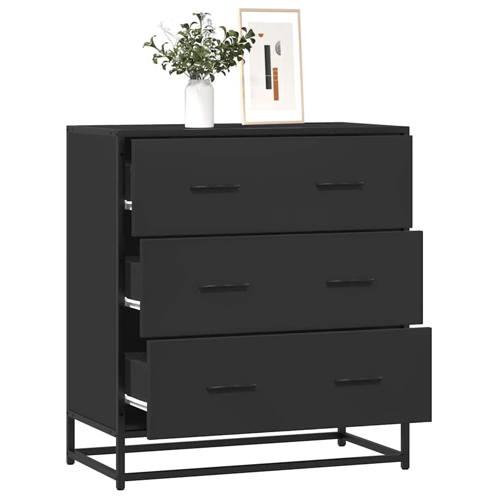 Dulap, Gri Sonoma, 68X35X76 Cm, Lemn Prelucrat Și Metal