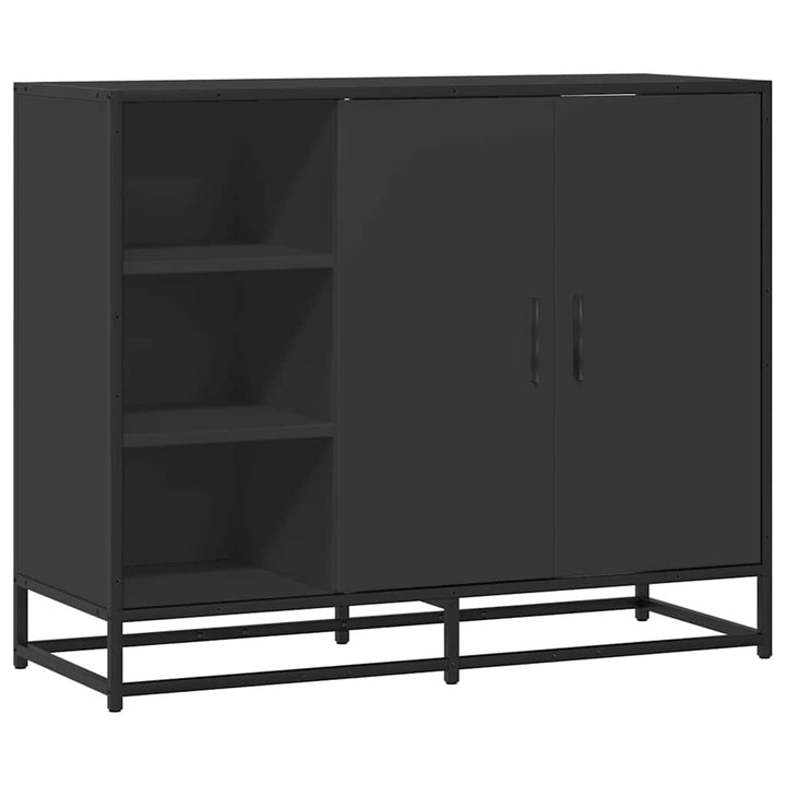 Dulap, Gri Sonoma, 92X35X76 Cm, Lemn Prelucrat