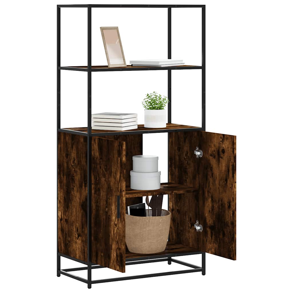 Dulap Nalt Gri Sonoma 68X35X139 Cm Lemn Prelucrat