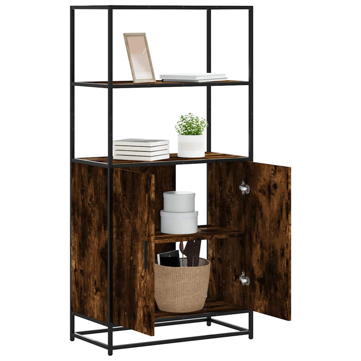 Dulap Nalt Gri Sonoma 68X35X139 Cm Lemn Prelucrat